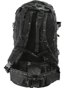 Рюкзак тактичний армійський військовий KOMBAT UK Medium Assault Pack мультікам чорний 40л (OPT-29901) - зображення 4