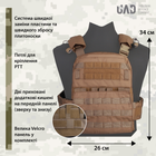 Плитоноска модульна Emerson AVS Tactical Vest Койот (EM7397CB) - зображення 5