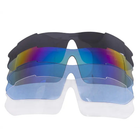 Тактические баллистические спортивные защитные очки Oakley Polarized (5 сменных линз) c поляризацией + чехол - изображение 12