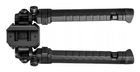 Сошки FAB Defense SPIKE на Picatinny (висота 18 – 29 см, шарнірна база) чорний - зображення 7