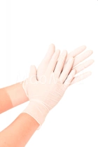 Латексні рукавички Medicom Latex опудрені Розмір S 100 шт. Білі - зображення 2