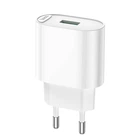 Мережевий зарядний пристрій HOCO C109A Fighter single port QC3.0 charger set 18W White (6931474784810)