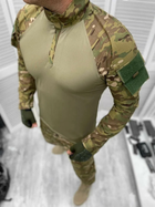 Мужской армейский костюм мультикам для ВСУ (ЗСУ) Tactical тактическая форма убакс и брюки Турция XXL 7285 (OR.M-4363152) - изображение 2