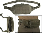 Тактична сумка-бананка Mil-tec Fanny Pack Molle ЗСУ 13512501 6652 23,5х6х12 см олива (OR.M-4354961) - зображення 4