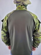 Рубашка мужская военная тактическая с липучками ВСУ (ЗСУ) Ubaks Убакс 20221840 7250 XXL 54 р зеленая (OR.M-4363148) - изображение 3