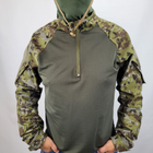 Рубашка мужская военная тактическая с липучками рип-стоп ВСУ (ЗСУ) Ubaks Убакс 20221839 7292 XXL 54 р хаки (OR.M-4363250) - изображение 1
