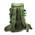 Оперативний туристичний рюкзак для просунутих бойових завдань і прихованої снайперської діяльності Оливковий 70 л - зображення 5