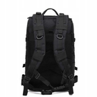 Боевой рюкзак-ранец с высокой вместительностью и удобством использования удобный прочный и многофункциональный прочный материал Черный 45 л - изображение 3