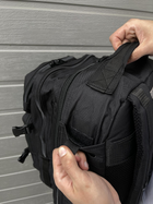 Тактический рюкзак черный 8923 мужской - изображение 9