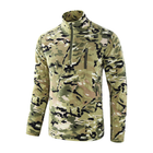 Тактическая кофта Lesko A973 Camouflage CP 2XL 38р. флисовая мужская (SK-5133-31569) - изображение 1