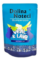 Mokra karma dla psów Dolina Noteci Superfood Cielęcina i jagnięcina 300 g (5902921304531)