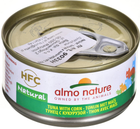 Вологий корм для котів Almo Nature HFC Natural Тунець з кукурудзою 70 г (8001154101355)