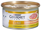 Вологий корм для котів Purina Gourmet Gold Sauce Delights з куркою 85 г (7613036923583) - зображення 1