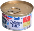 Mokra karma dla kotów Butcher's Delicious Dinners z woowiną i wątróbką 85 g (5011792001668) - obraz 1
