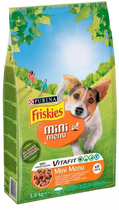 Сухий корм для собак Purina Friskies Mini Menu Курка, овочі 1.5 кг (7613034230485)