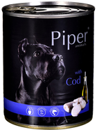 Mokra karma dla psów Dolina Noteci Piper z dorszem 800 g (5902921302384) - obraz 1