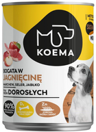 Mokra karma dla psów Koema Bogata w jagnięcinę 400 g (5907648373822)