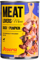 Вологий корм для собак Josera Meatlovers Menu Качка з гарбузом 400 г (4032254762393)