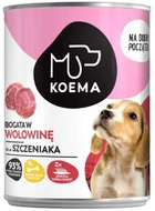 Mokra karma dla psów Koema Junior wołowina 400 g (5904734019398) - obraz 1