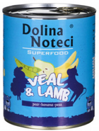 Вологий корм для собак Dolina Noteci Superfood з телятиною і бараниною 800 г (5902921303657) - зображення 1