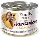 Вологий корм для собак Family First курка з буряком 200 г (5904479190635)