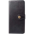 Кожаный чехол книжка GETMAN Gallant (PU) для Xiaomi Redmi 10 Черный