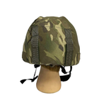 Кавер армійський з кріпленням під окуляри, тактичний чохол на шолом каску ЗСУ, мультикам, L - зображення 2