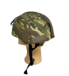 Кавер армійський з кріпленням під окуляри, тактичний чохол на шолом каску ЗСУ, мультикам, L - зображення 5