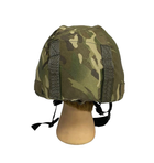 Кавер армейский с креплением под очки, тактический чехол на шлем каску ВСУ, мультикам, XL - изображение 2