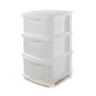 Комод R-Plastic "Компакт Плюс" 3 яруси 34*40*66см білий