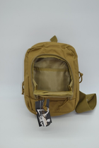 Сумка слинг тактический рюкзак с кобурой SILVER KNIGHT 224 песочный - изображение 6