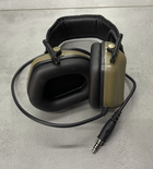 Тактичні активні навушники HD-09 для стрільби з шумозаглушенням, на голову, під шоломом, Койот - зображення 3