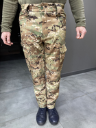 Штани зимові тактичні софтшел флісові Single Sword, розмір XXL, Мультикам, утеплені штани для військових - зображення 1
