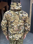 Куртка тактична, Softshell, Yakeda, Мультикам, розмір M, демісезонна флісова куртка для військових софтшел - зображення 5