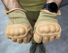 Перчатки тактические Defcon 5 с защитой от ожогов, Койот, размер L, Glove Nomex/Kevlar Folgore 2010 - изображение 6