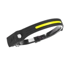Налобный фонарик BL G28 XPE+COB с сенсором
