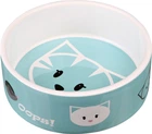 Миска керамическая для котов Trixie Mimi 12 см 300 мл голубой (TX-24650)