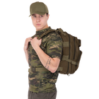 Рюкзак тактический рейдовый SP-Sport ZK-5502 размер 42х21х18см 25л цвет Оливковый - изображение 5