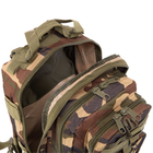 Рюкзак тактичний рейдовий SP-Sport ZK-5502 розмір 42х21х18см 25л Камуфляж Woodland - зображення 8