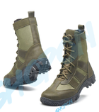 Берцы демисезонные ботинки тактические мужские, натуральна кожа и кордура, размер 42, Bounce ar. TB-0976, цвет хаки - изображение 4