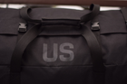 Великий військовий тактичний баул сумка тактична US 120 л колір чорний для передислокації - зображення 4
