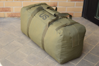 Сумка баул тактическая US 120 л военная армейская тактическая сумка баул цвет олива/хаки для передислокации для ВСУ - изображение 7