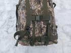 Сумка рюкзак баул 100 літрів військовий тактичний баул ЗСУ армійський баул колір Піксель 3248 - зображення 4