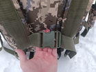 Сумка рюкзак баул 100 літрів військовий тактичний баул ЗСУ армійський баул колір Піксель 3248 - зображення 6
