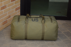 Тактический баул сумка US 120 л большой военная армейская сумка цвет олива для передислокации - изображение 3
