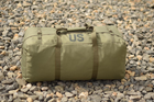 Тактичний баул сумка US 120 л великий військова армійська сумка колір олива для передислокації - зображення 6
