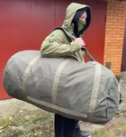 Рюкзак сумка баул 120 літрів ЗСУ військовий баул, баул армійський колір олива піксель - зображення 7