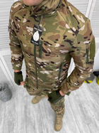 Куртка тактическая M софтшел зимняя мультикам single sword - изображение 2