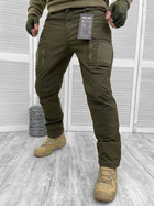 брюки тактичні Mil-Tec зимові 13609 L Софт-шел Олива - зображення 1