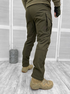 брюки тактичні Mil-Tec зимові 13609 XL Софт-шел Олива - зображення 3
